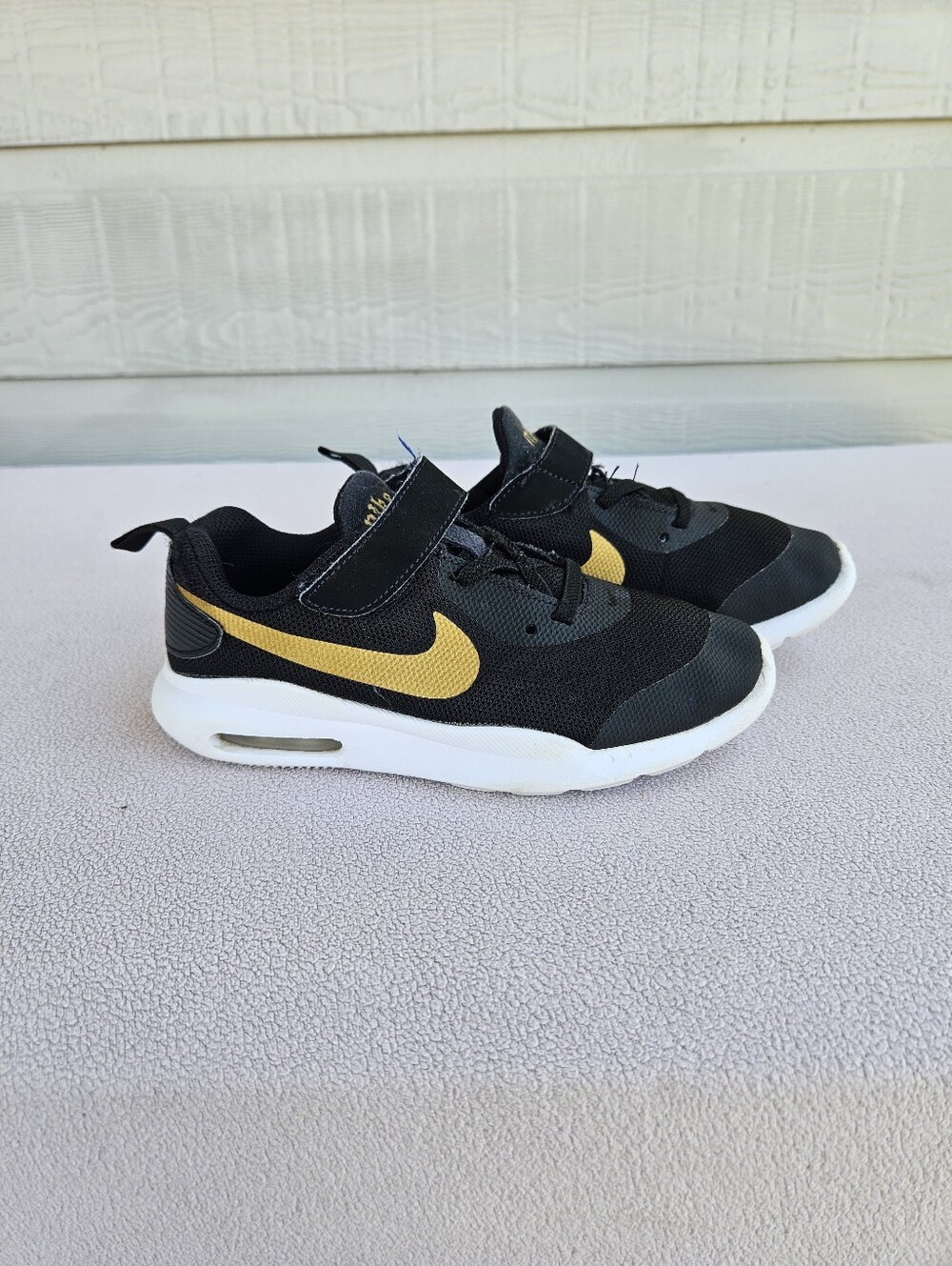 Nike Air Max Oketo VTB Sneaker SZ 12.5C Sneaker Black Hook & Loop AT6657-001